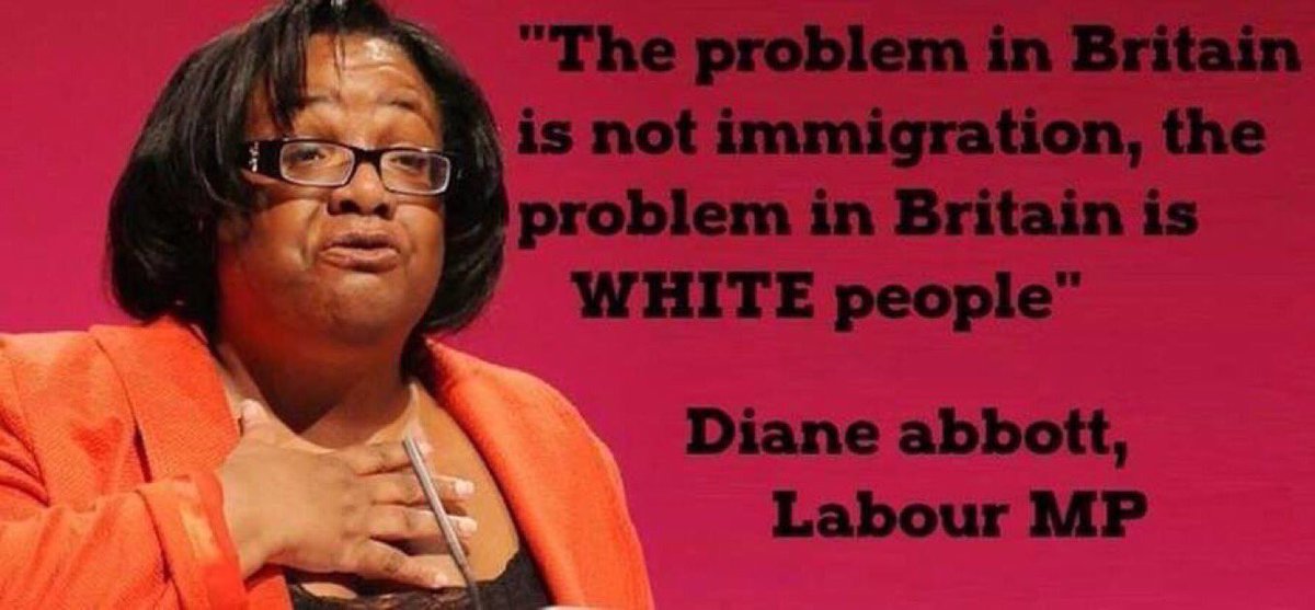 Image result for Diane Abbott is a racist