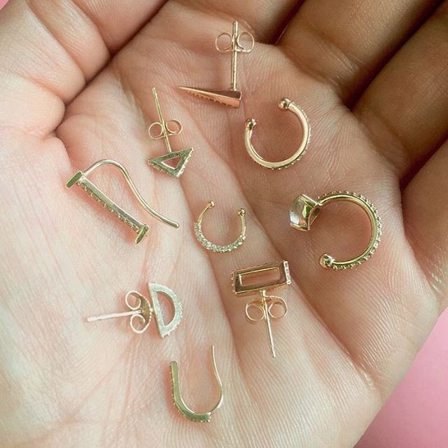 MAISONDEMODE's tweet photo. Music to our ears! #Phyne by @PaigeNovick ear cuffs and studs.
#ShopItRightNow https://t.co/0vdBFneaga https://t.co/gnXHiGFfPR
