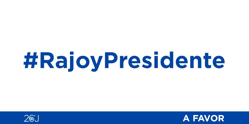 ppopular's tweet photo. 💙 #RajoyPresidente 💙 https://t.co/igOODHIE0R