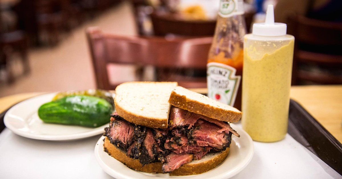 CNBC's tweet photo. New York icon Katz’s Deli is expanding after 128 years https://t.co/Xo1JLNzX8m https://t.co/sp7sZG3M6z