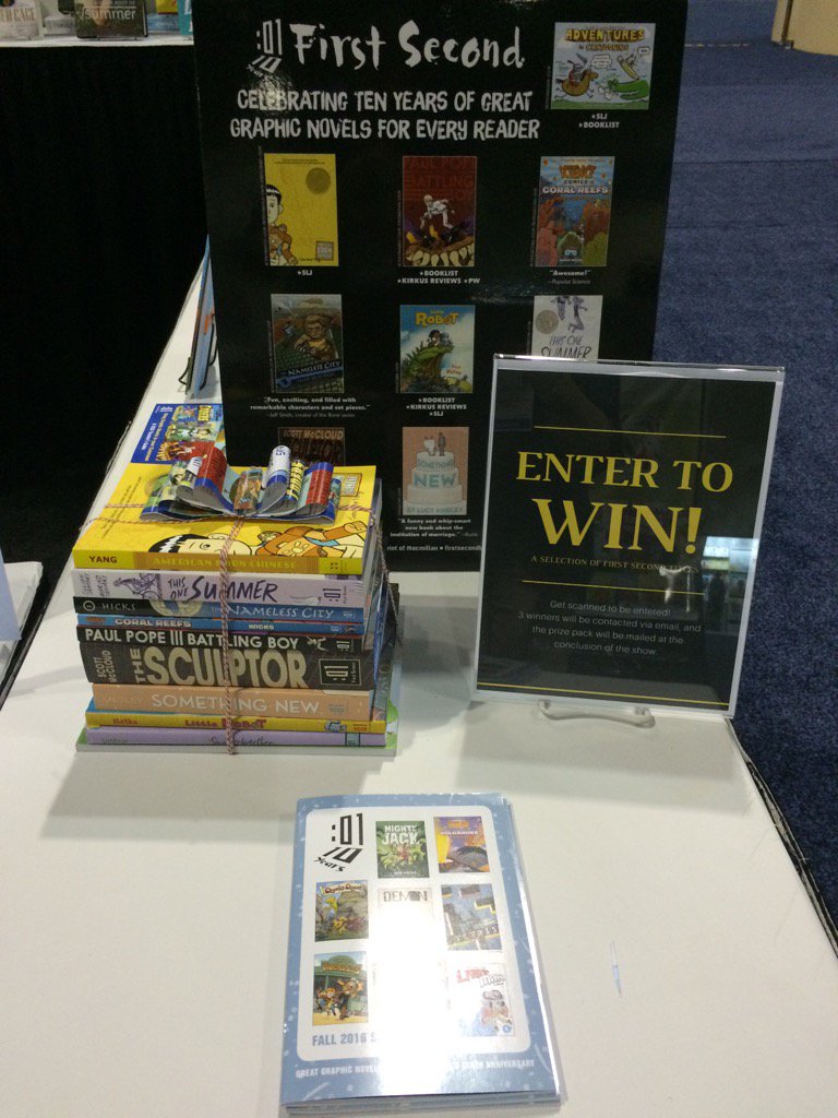 01FirstSecond's tweet photo. Come by the MacKids booth at #alaac16 to enter a #10yearsof01 anniversary give-away! https://t.co/7Exwv0SEFq