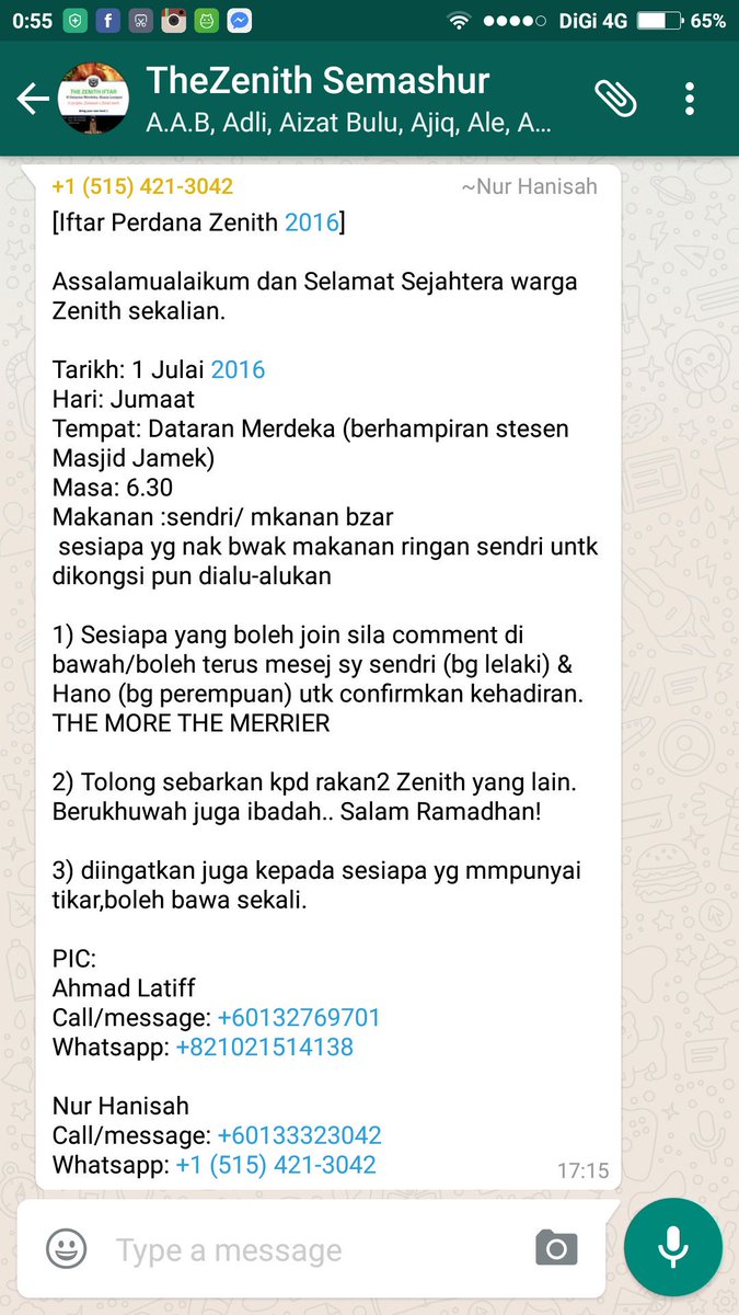 theZenith0812's tweet photo. Hai semua! Ayuh ramai2 memeriahkan #iftar4zenith
Yg tak puasa pun boleh datang. Sebarkan! The more the merrier. ✌ https://t.co/72IHnPIclE