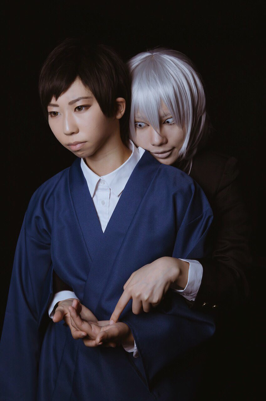 悠月 3 A Twitter コス写真 たびしカワラん 瓦屋一蔭 クレイシハラ 雪粉 夕さりの 日は見てゐむや 一つ蔭 Photo By サイコロさん T Co E9mylspn3c Twitter