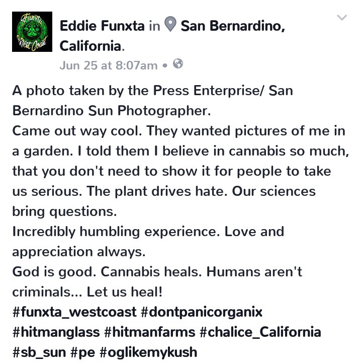 fabrawkus97's tweet photo. Dads killing it out here #hitmanglass #FutureIsGreen #healing #SB #hitmanfarms #eddiefunxta #dontpanicorganix https://t.co/ML1FTS97dF