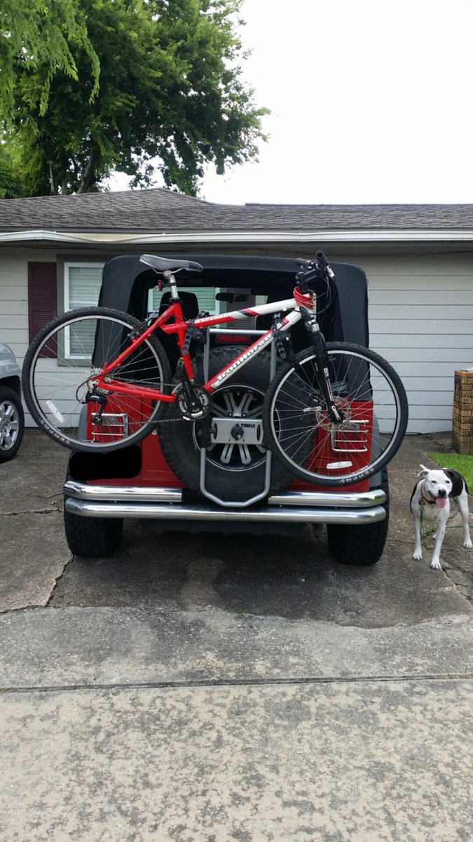 AmyHopeOutdoors's tweet photo. Thanks @Thule @IronHorseBikes @Jeep I am ready to go! #bikehouston https://t.co/Y71nuXFogM