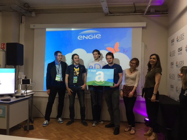 ENGIEgroup's tweet photo. Bravo au gagnant du 1er #datackathon d'ENGIE ! Bravo au projet Tourne Sol 👏🏆#EngieData https://t.co/01rNeQC8cp
