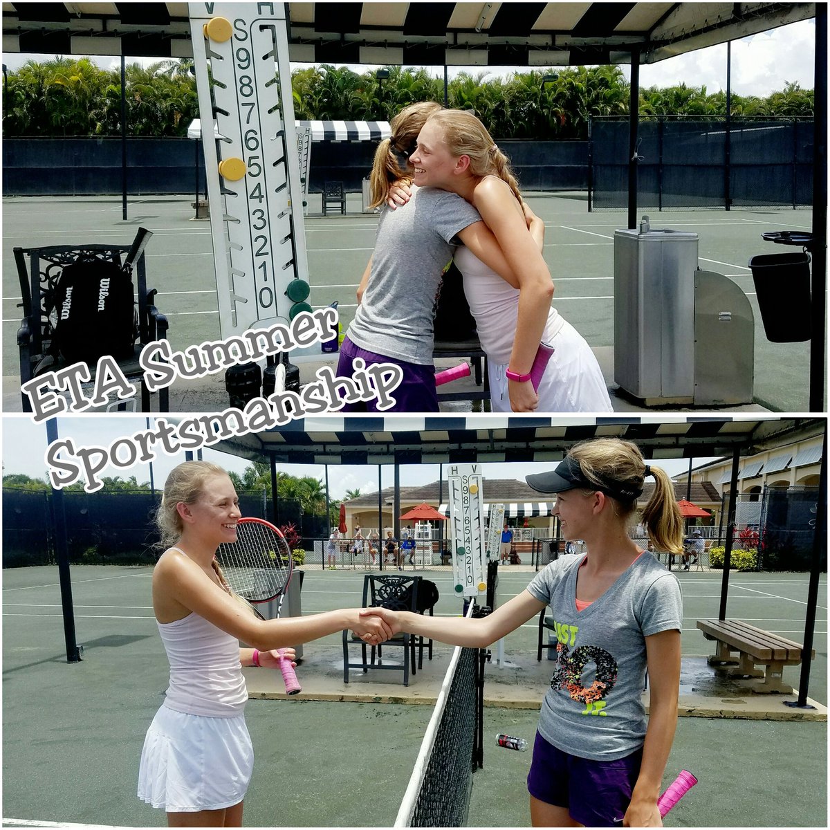 VerniceRichards's tweet photo. Day 2 at Tournament. The @EvertTennis #Summertime girls are setting the pace. #sportsmanship #winorlose #walkdtalk https://t.co/QFlWAfQdqi