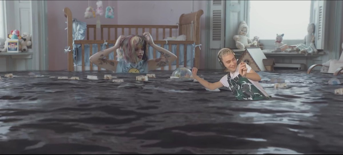 ollydancing's tweet image. olly dancing in cry baby music video