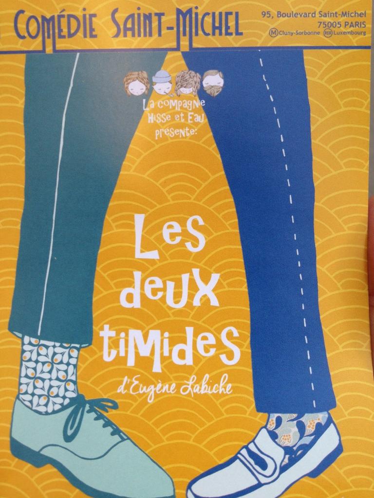 bullesdeculture's tweet photo. Ce soir, #BdC est à la #ComedieSaintMichel pour découvrir #Lesdeuxtimides de #Labiche 😀 https://t.co/Abec26uKaX