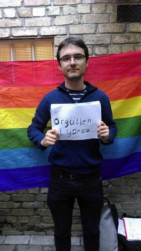Our activists stand in solidarity with #IstanbulPride. The hashtag #Örgütleniyoruz means "we are organising".