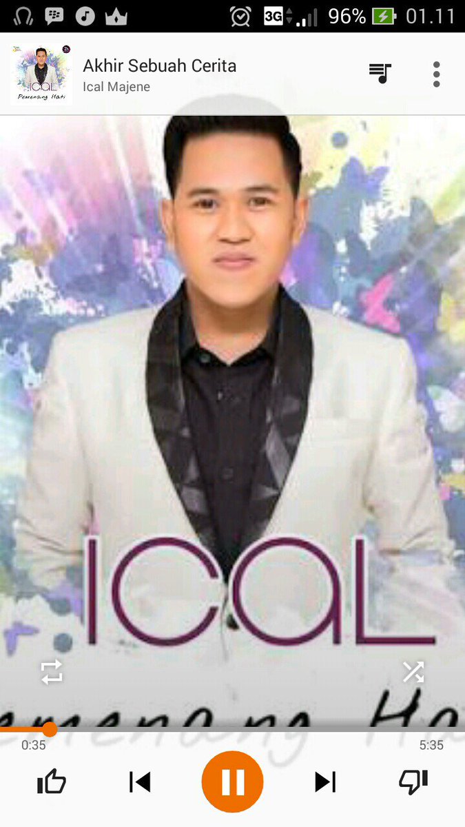 AgusTri46's tweet photo. Suka bgt lagu "akhir sebuah cerita" yg di nyanyiin @DA3_Ical sangat menyentuh.
#PemenangHati
#Icalicious https://t.co/H7f1eXaiHj