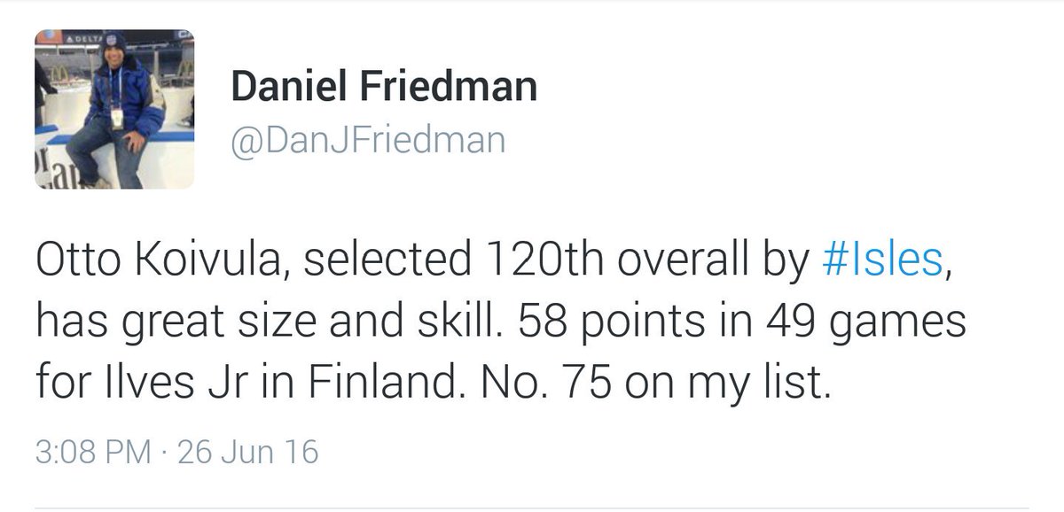 bardownhowitzer's tweet photo. No.75 on my list of players I know nothing about but act like to do cause I like playing pretend scout @DanJFriedman https://t.co/OMhHP5cDVA