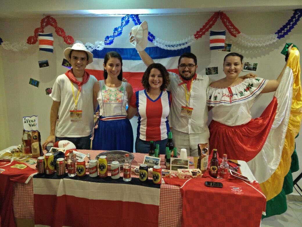 IPSFparo's tweet photo. Costa Rican delegates and their superb traditional clothing at International Night of #PARS2016 #IPSFparo https://t.co/Rbgwdc4TRQ