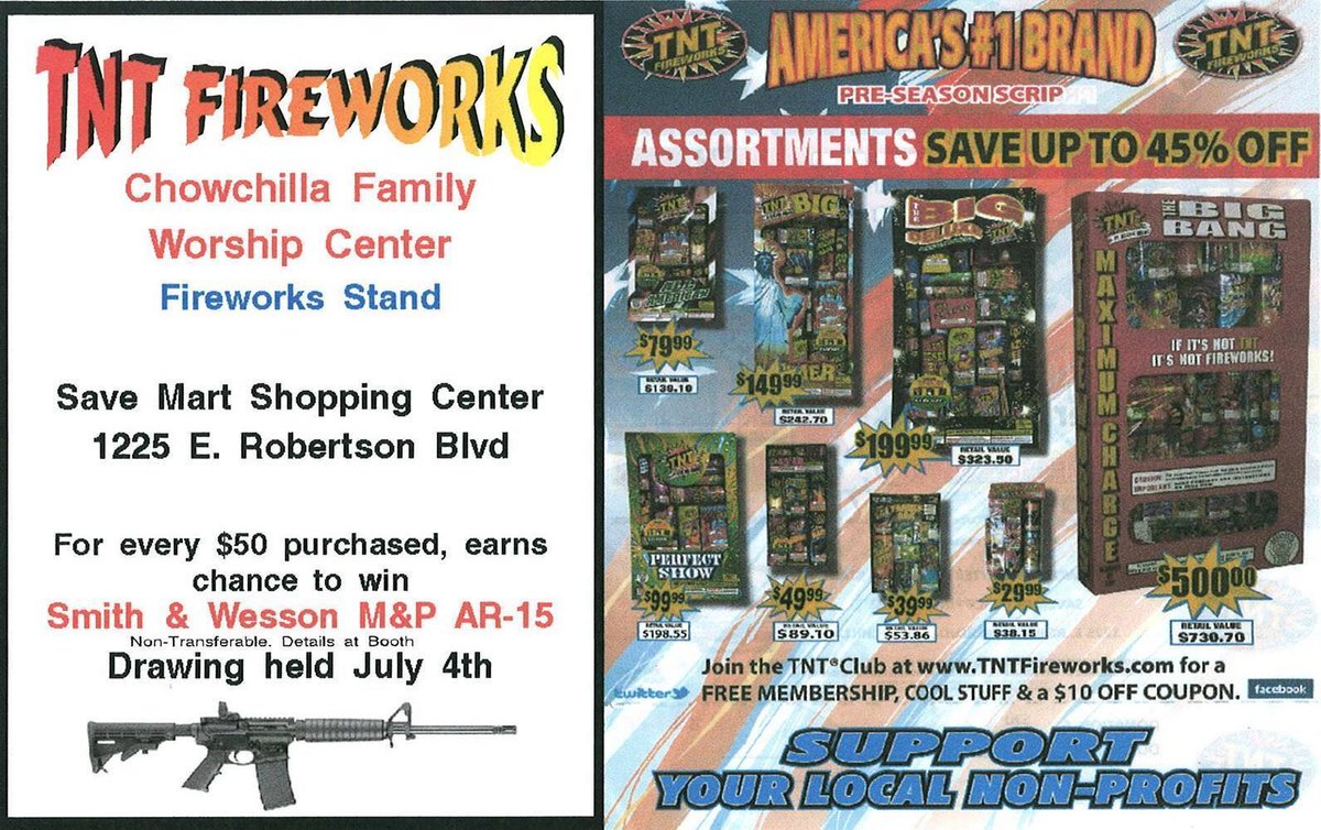jtownsendphotos's tweet photo. @CNN Church in Chowchilla raffles off Assault Rifle for a Youth Group! This needs stopped!
https://t.co/5tHd57uvDC https://t.co/E7ey104IV9