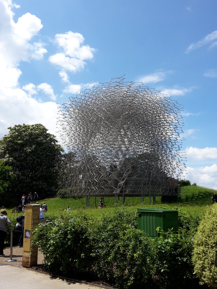 Amy_PinkSpag's tweet photo. @propolis_ps One for you, The Hive at Kew Gardens, brilliant @kewgardens #KewHive #kew2016 https://t.co/ScMeEyaxAP