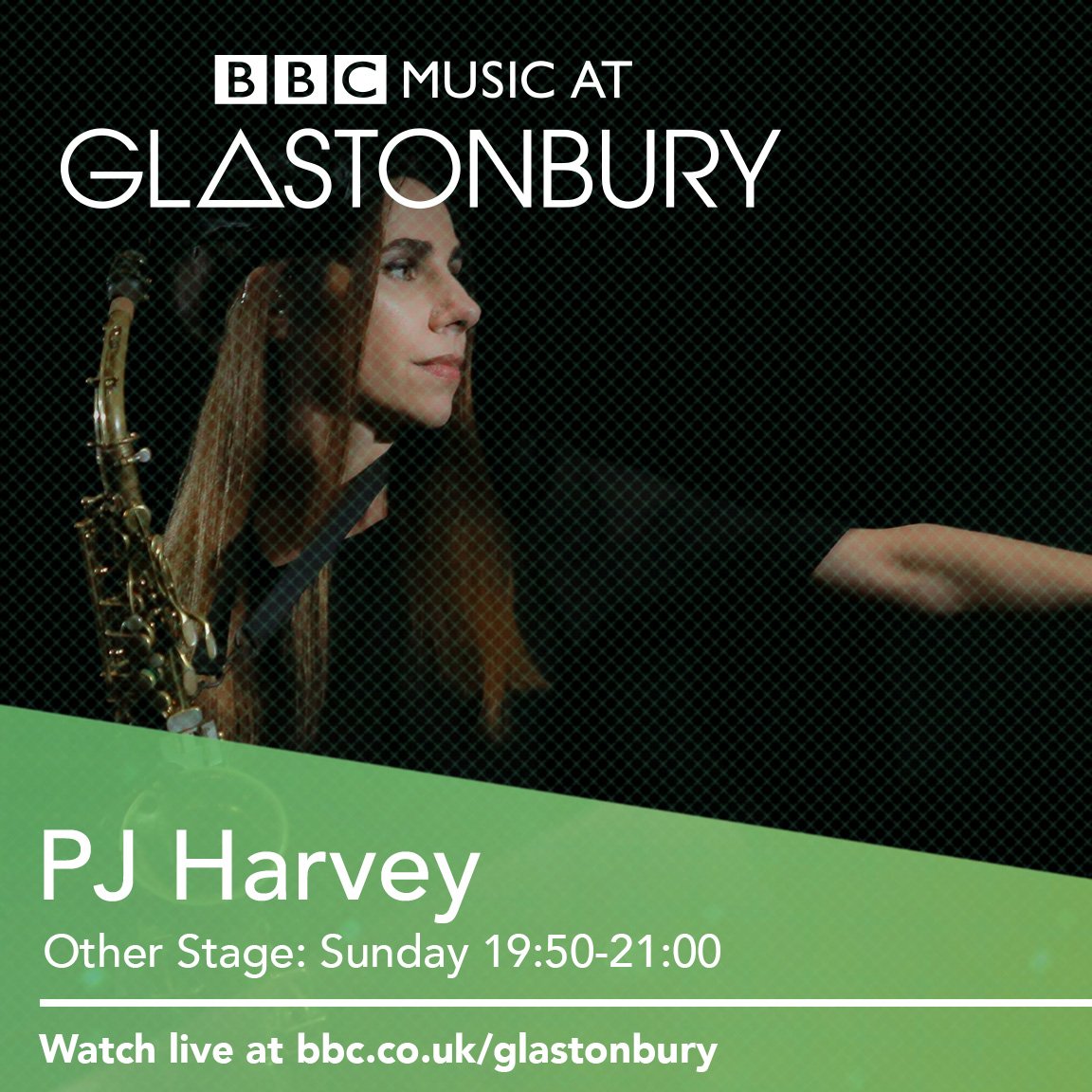 PJHarveyUK's tweet photo. Watch PJ Harvey's performance @GlastoFest live on @bbcmusic. https://t.co/bqdaXidPD1 https://t.co/9Rrc5DDRNu