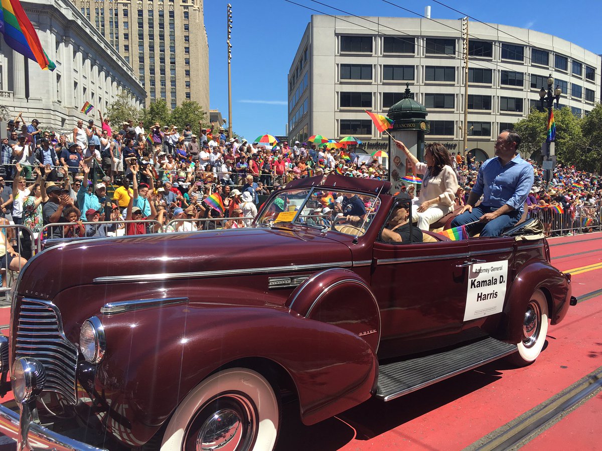 KamalaHarris's tweet image. Thank you, @SFPride, for another wonderful Pride Parade! #SFPride2016