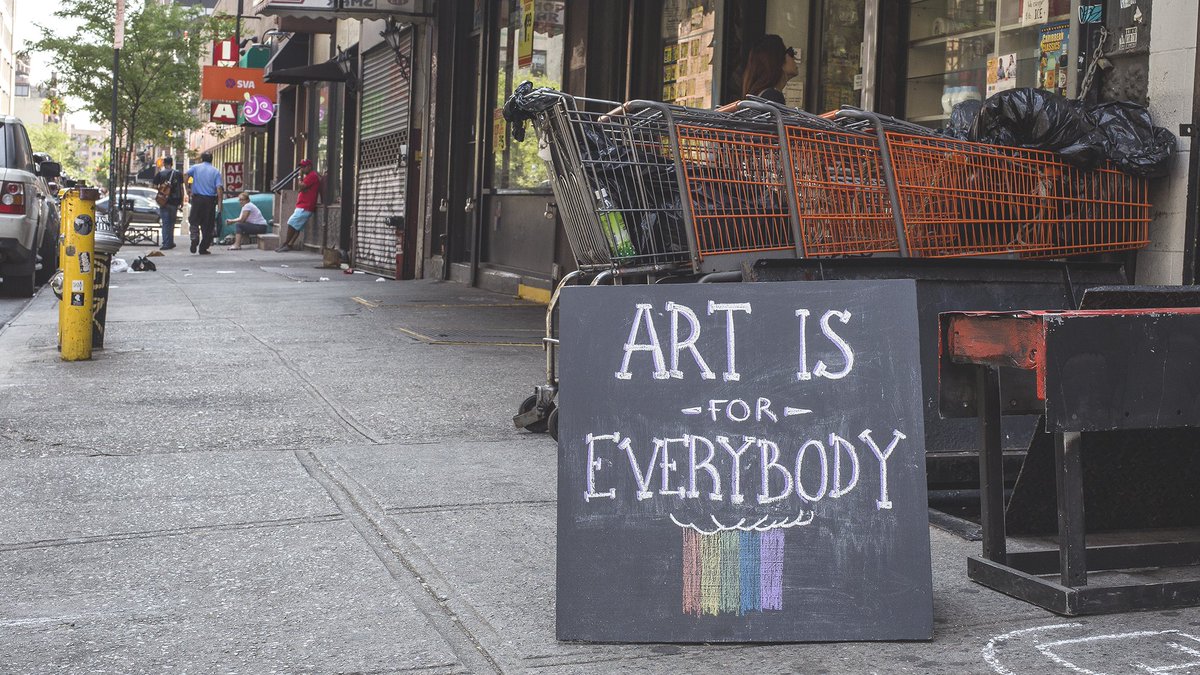 theboweryunion's tweet photo. Feeling especially colorful in the Con Artist studio today #conartistcollective #nycpride #les https://t.co/c4mRKazX0y