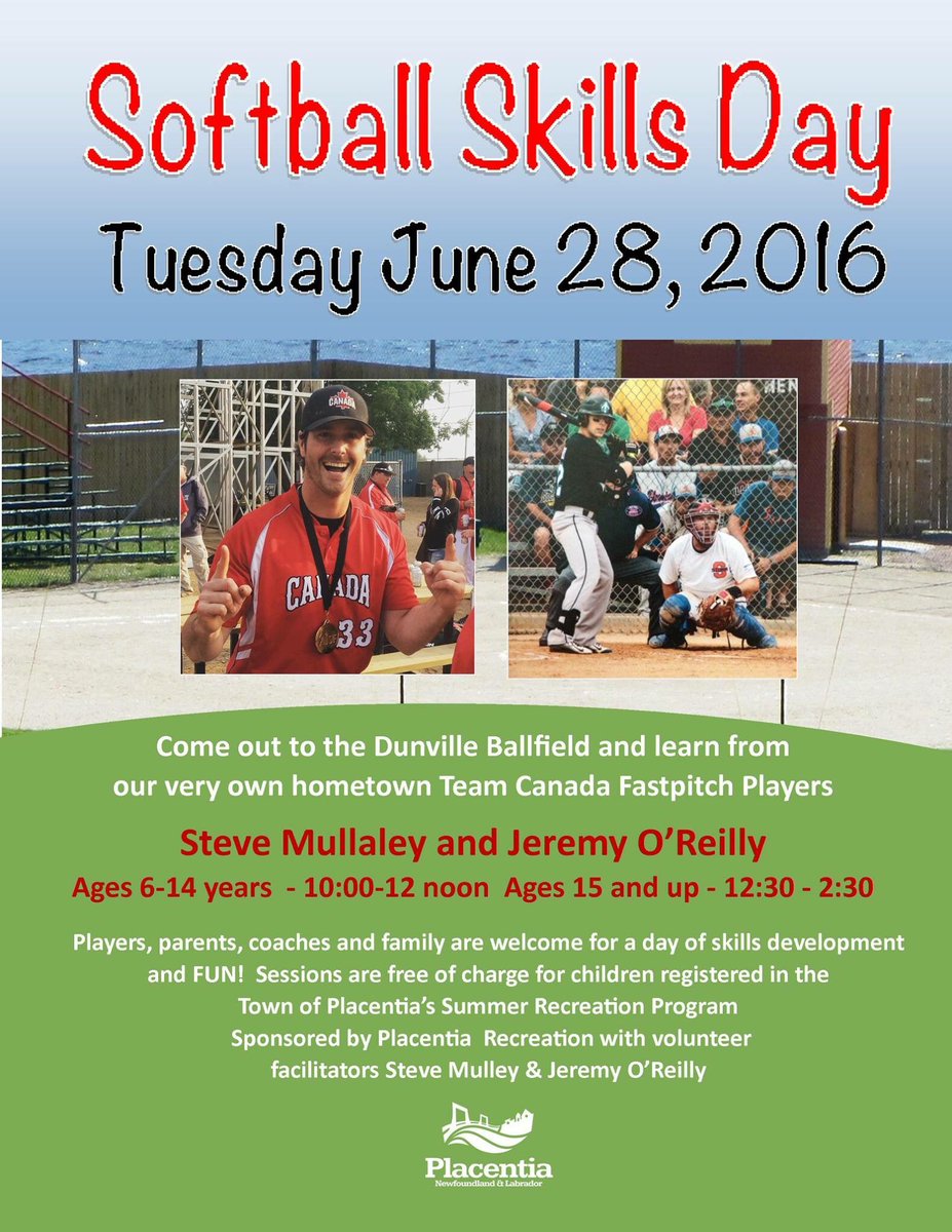 Check out Softball Skills Day with <a href="/stevemullaley/">Steve Mullaley</a> &amp; @TheRealJerpyOR at Hogan Field on Tuesday, June 28th. #PlayBall
