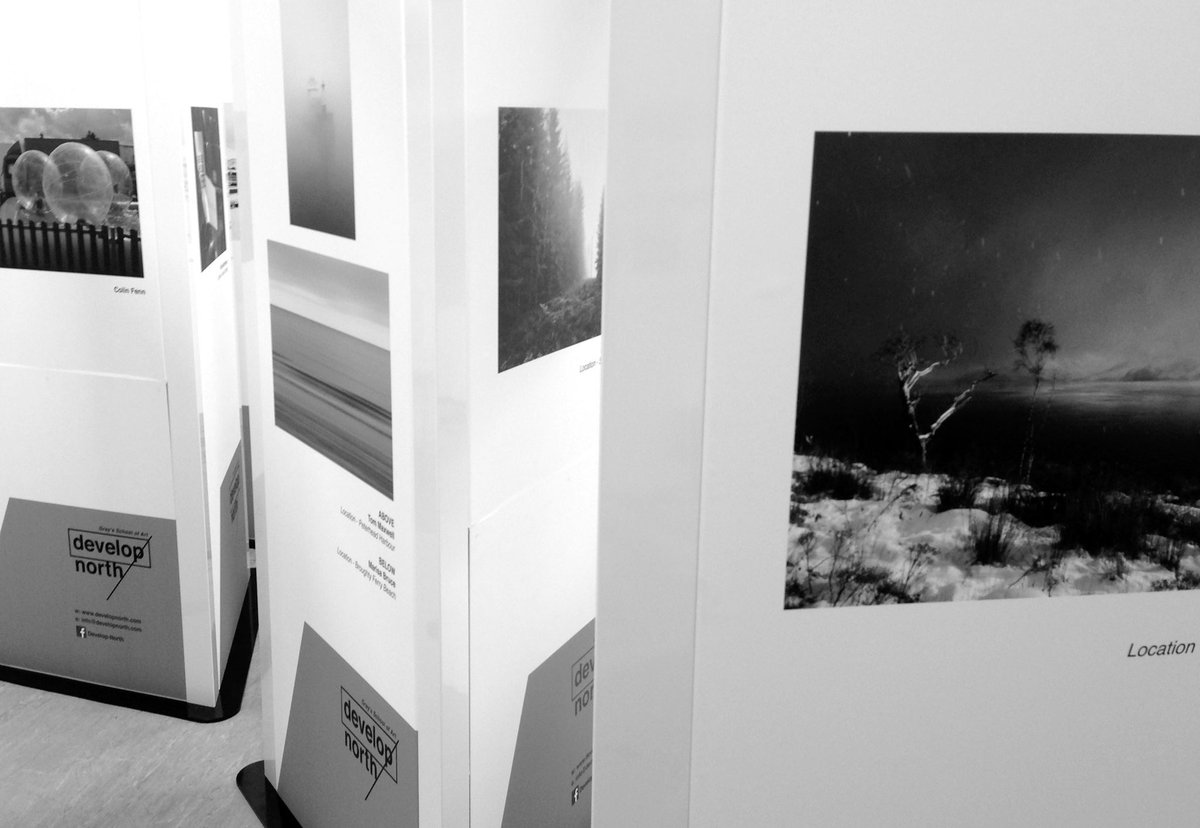 DevelopNorth's tweet image. A #sneekpeek of what you'll see this week on St Nicholas Street. We're so excited!!! #developnorth #exhibition