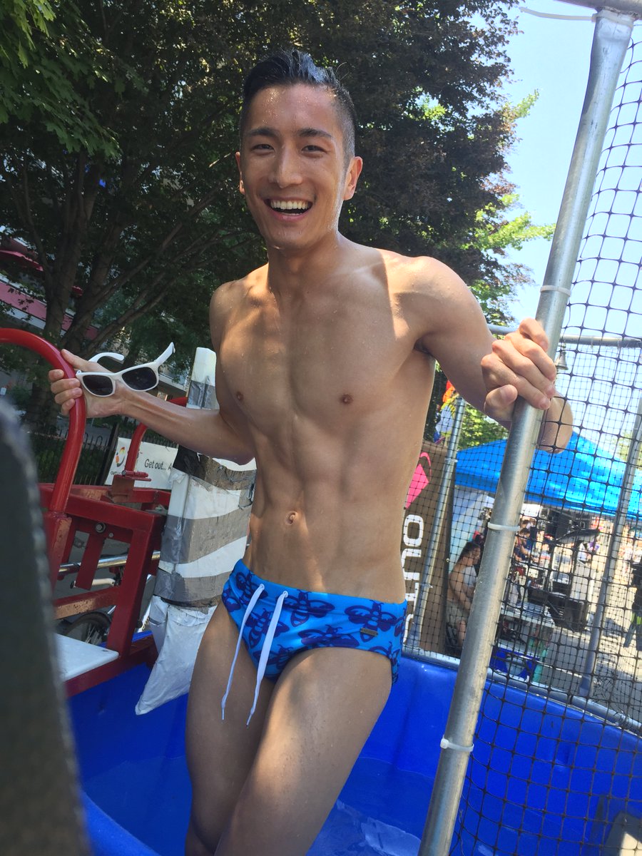 #DowntownSwimClub is back in the dunk tank at <a href="/OutSportToronto/">OutSport Toronto</a> #SportZone