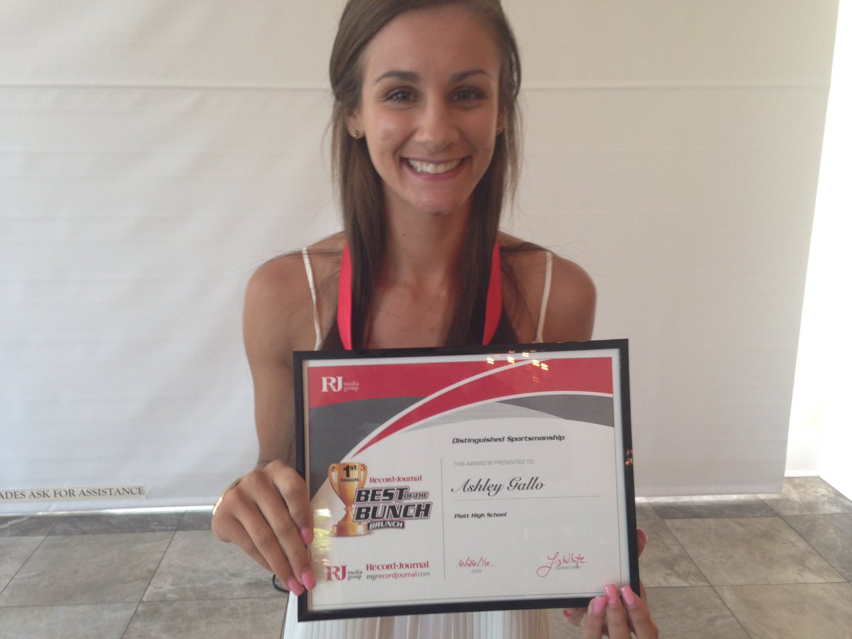 Bryant Carpenter (@bryantgtct) on Twitter photo Platt's Ashley Gallo named R-J Sportswomen of the Year at <a href="/Record_Journal/">Record-Journal</a> Best of the Bunch Brunch <a href="/PlattPride/">Panther Pride</a> Platt's Ashley Gallo named R-J Sportswomen of the Year at <a href="/Record_Journal/">Record-Journal</a> Best of the Bunch Brunch <a href="/PlattPride/">Panther Pride</a>