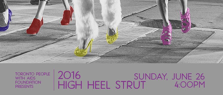 TeamCanadaLGBT's tweet photo. @TPWA #HighHeelStrut about to start from the Maitland #CircusSoGay Stage w/ @OutSportToronto #Sportzone as a marker. https://t.co/5uVQYdFgRj