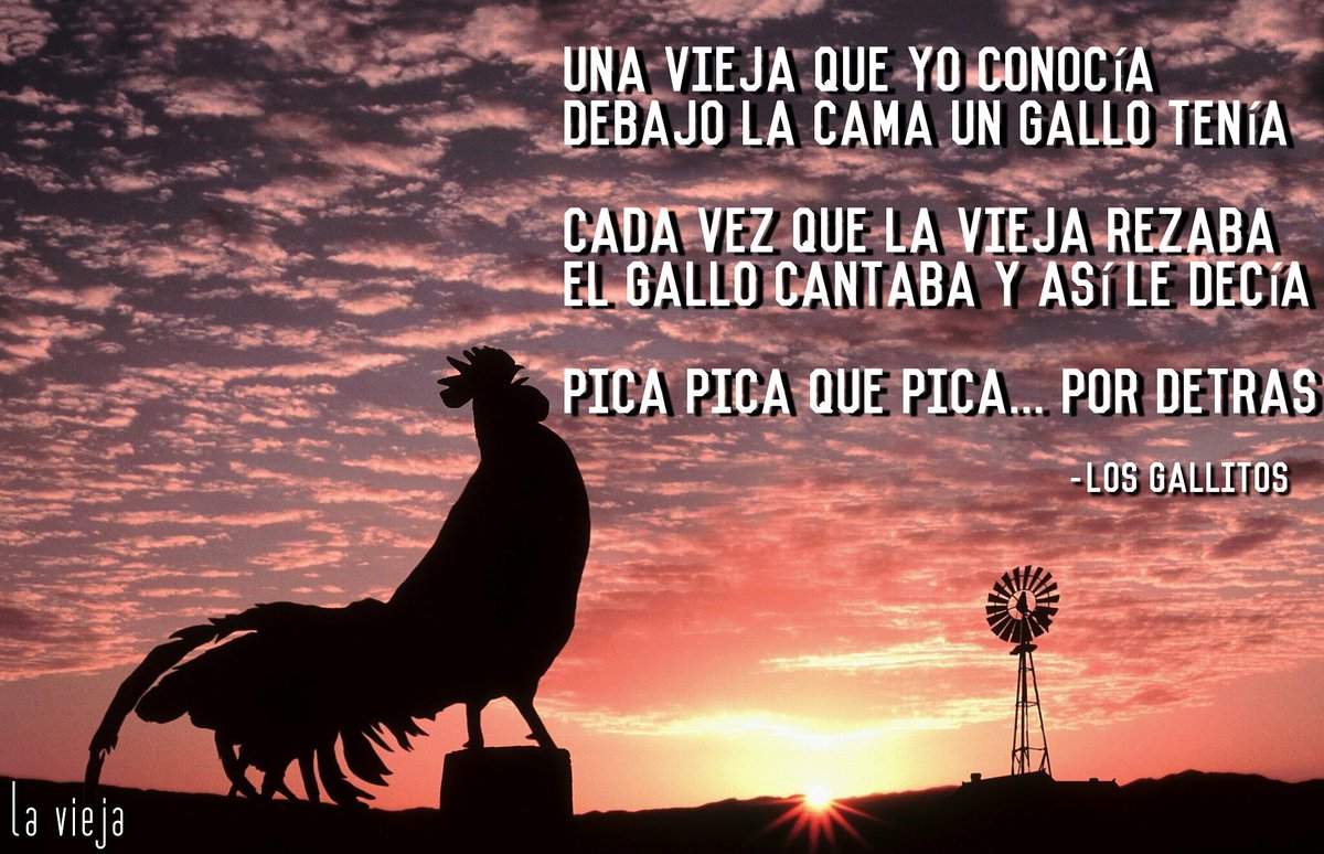 LosGallitos14's tweet photo. Definitivamente de lo mas Romántico de nuestra musica 🐓❤🐔 😂
"La Vieja" #LosGallitos  
https://t.co/1CPUgDNzoF https://t.co/yIiLOR8Zht