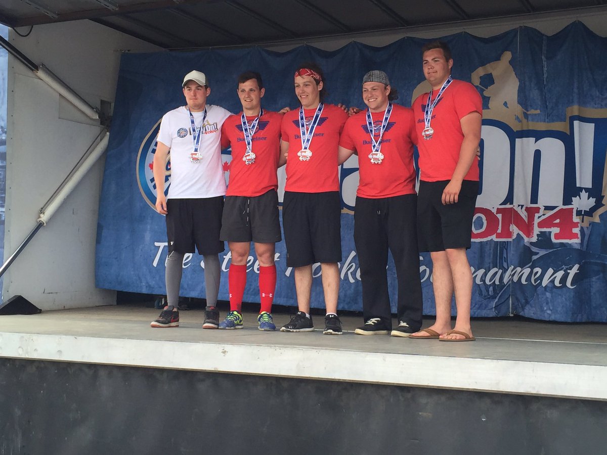 Congrats to "Team Gene", second place in Male Adult-Contenders Div #PlayOnNL #FlyersNation