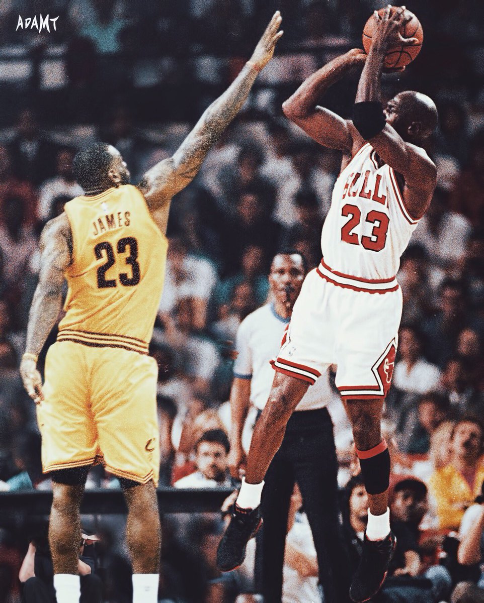 adamtdsgn's tweet photo. Part two of my 23 vs 23 series.  #NBA https://t.co/E71BbpNNub