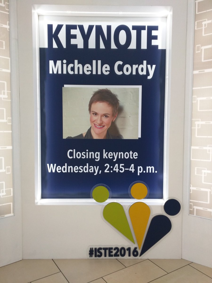 armstrongedtech's tweet image. Just arrived at #ISTE2016. Excited to see our Canadian girl @cordym! #MapleSyrupEdu