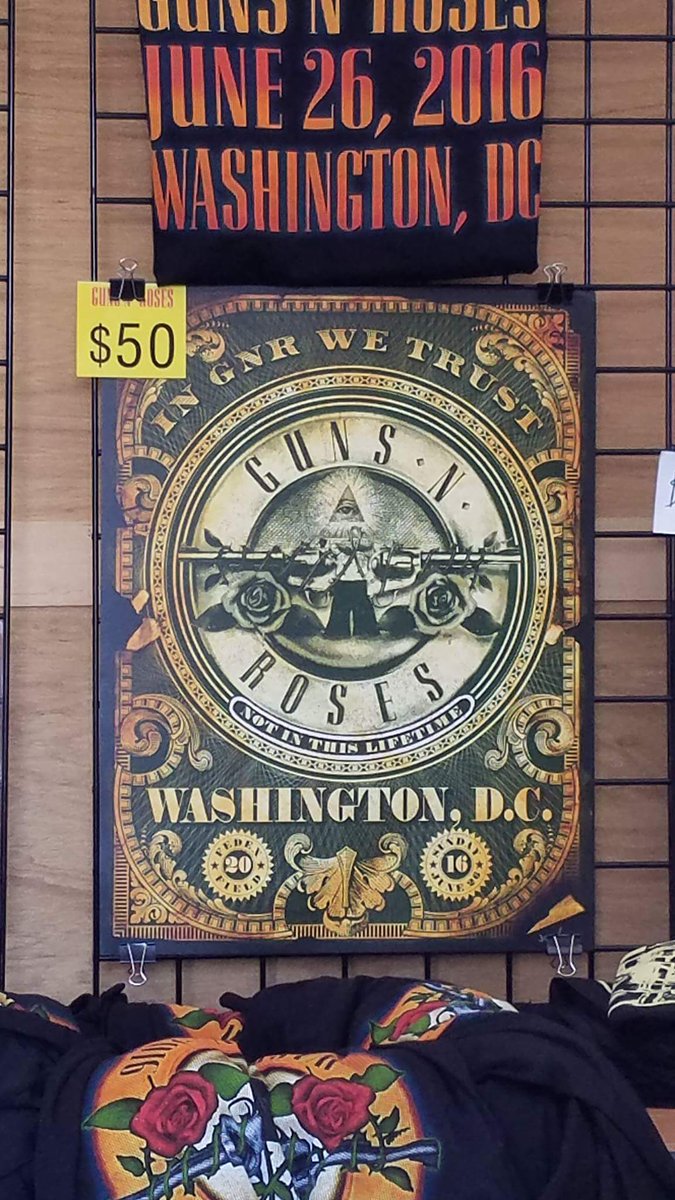 Exclusive merchandise for Washington DC.  ©Tyler #GnFnR #NotInThisLifetime