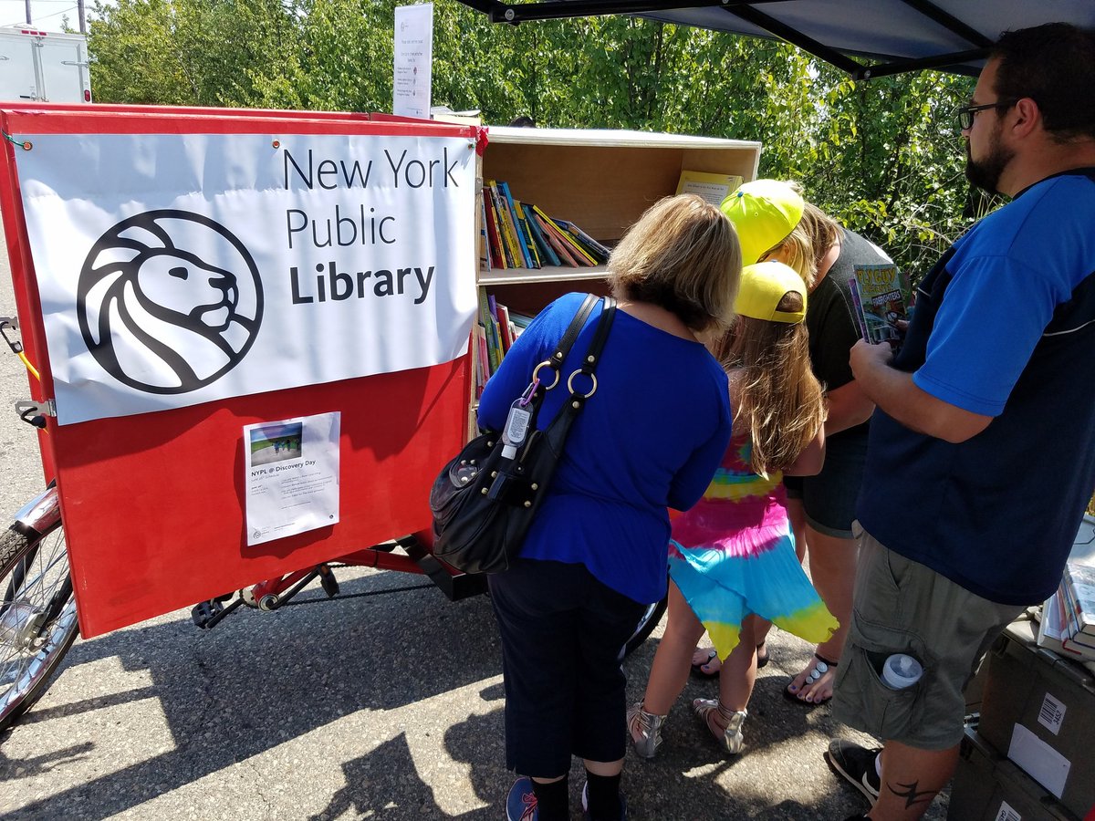 NYPLBookCycle's tweet photo. Had a great day today at @freshkillspark Discovery Day! https://t.co/P1H1Sfe56z