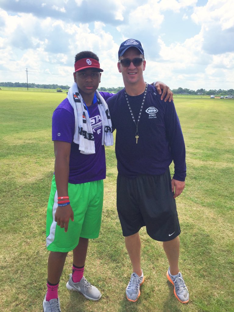 Truly A Blessing To Workout &amp; Meet,The Man Who Inspired Me To Become A QB. #TheGOAT .🐐