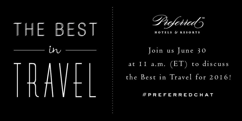 Mark your calendars: Thrilled to have <a href="/LuxeTiffany/">Tiffany Dowd</a> <a href="/BonnieRakhit/">TheStyleTraveller</a> and <a href="/SilverSpoonLDN/">Angie Silver</a> join us for #PreferredChat!