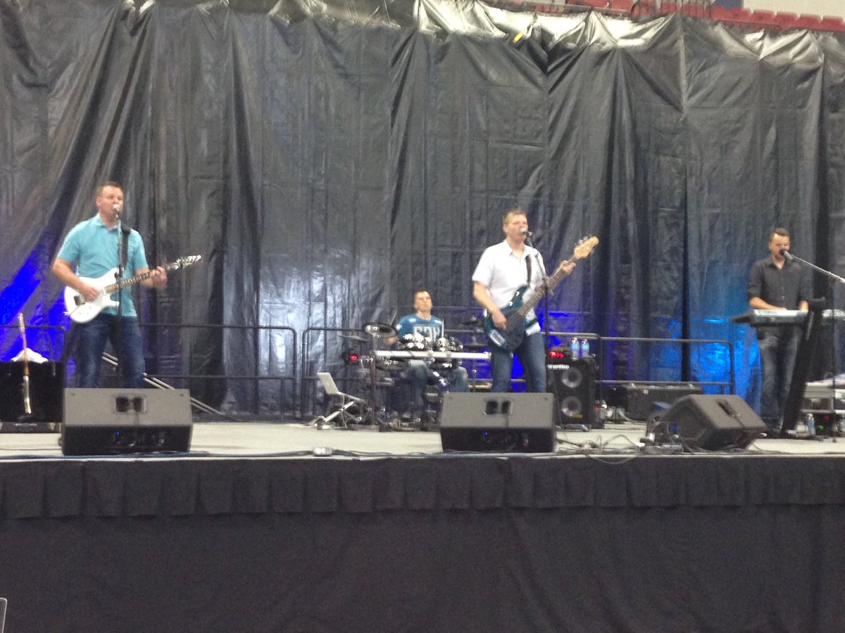 Bryan_Health's tweet photo. Rocking out at the Bryan Ice Cream Social with The Innocence! #LNK #bryan90 https://t.co/wclYBxD7fR
