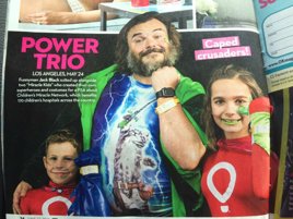 So fun seeing Jack Black and Miracle Kids Nathan and Jessica in <a href="/okmagazine/">OK! Magazine USA</a>. Boom! #superheroesforkids