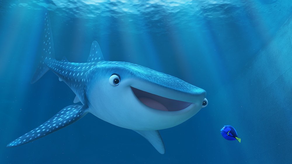Pixar's tweet photo. '@TheEllenShow on Worries About Forgetting How to Speak Whale and Championing #FindingDory': https://t.co/hpXlrLqvrt https://t.co/9w3gCAeMuy