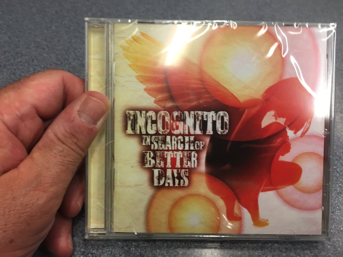 njhffc's tweet photo. @Incognito_world bought this tonite as "the marketing mgr on stage" said there were only 30 left. #isobd #incognito https://t.co/e1CMi3QsRN
