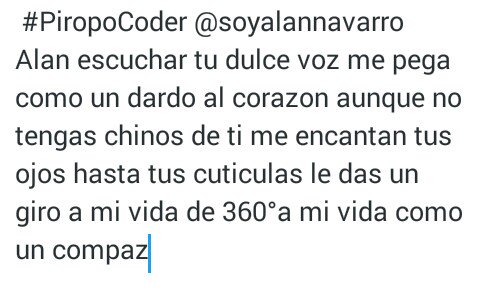 karii_riivera's tweet photo. #OYELAZONACODER
#PIROPOCODER 
@soyalannavarro https://t.co/NMRRotBhZf