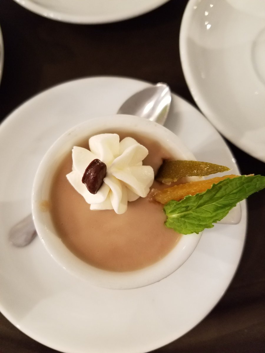 Oh hey, cherry cream panna cotta! Paired with Barista, of course. <a href="/BaboMarketA2/">Babo Market</a>, you rock!!