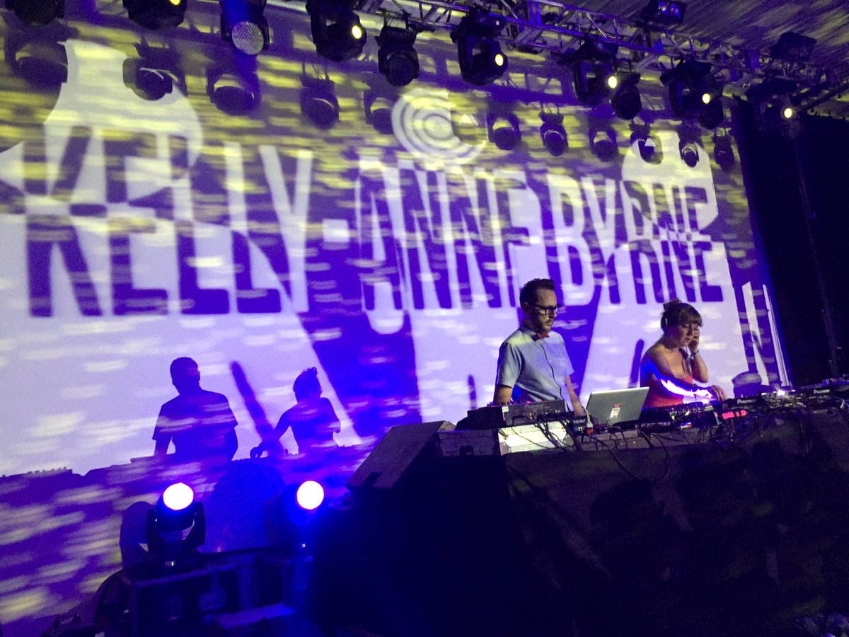 InterludeFest's tweet image. It's @KellyAnneByrne2 roccckin' Gallery One right now for the Late Disco Ball! About to handover to @DimitriParis