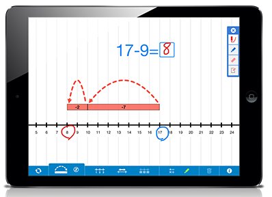 ClassTechTips's tweet image. A Virtual Number Line for iPads &amp;amp; Chromebooks from @MLCmath - completely free! wp.me/p42mcK-Cl