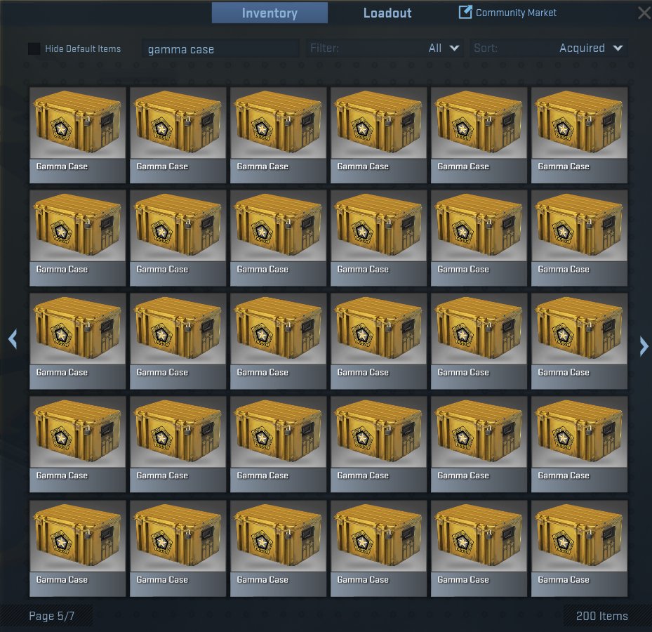 albi sidearms on twitter live now opening up 100 gamma cases