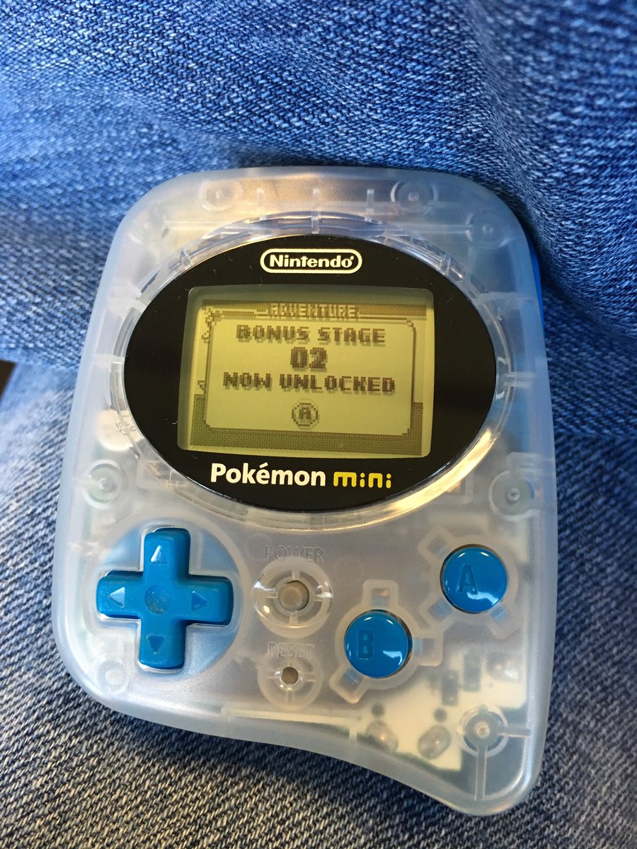 comeoutpunching's tweet image. Great day for some @PokemonMini homebrew! #PokemonMini #nintendo @NintendoAmerica