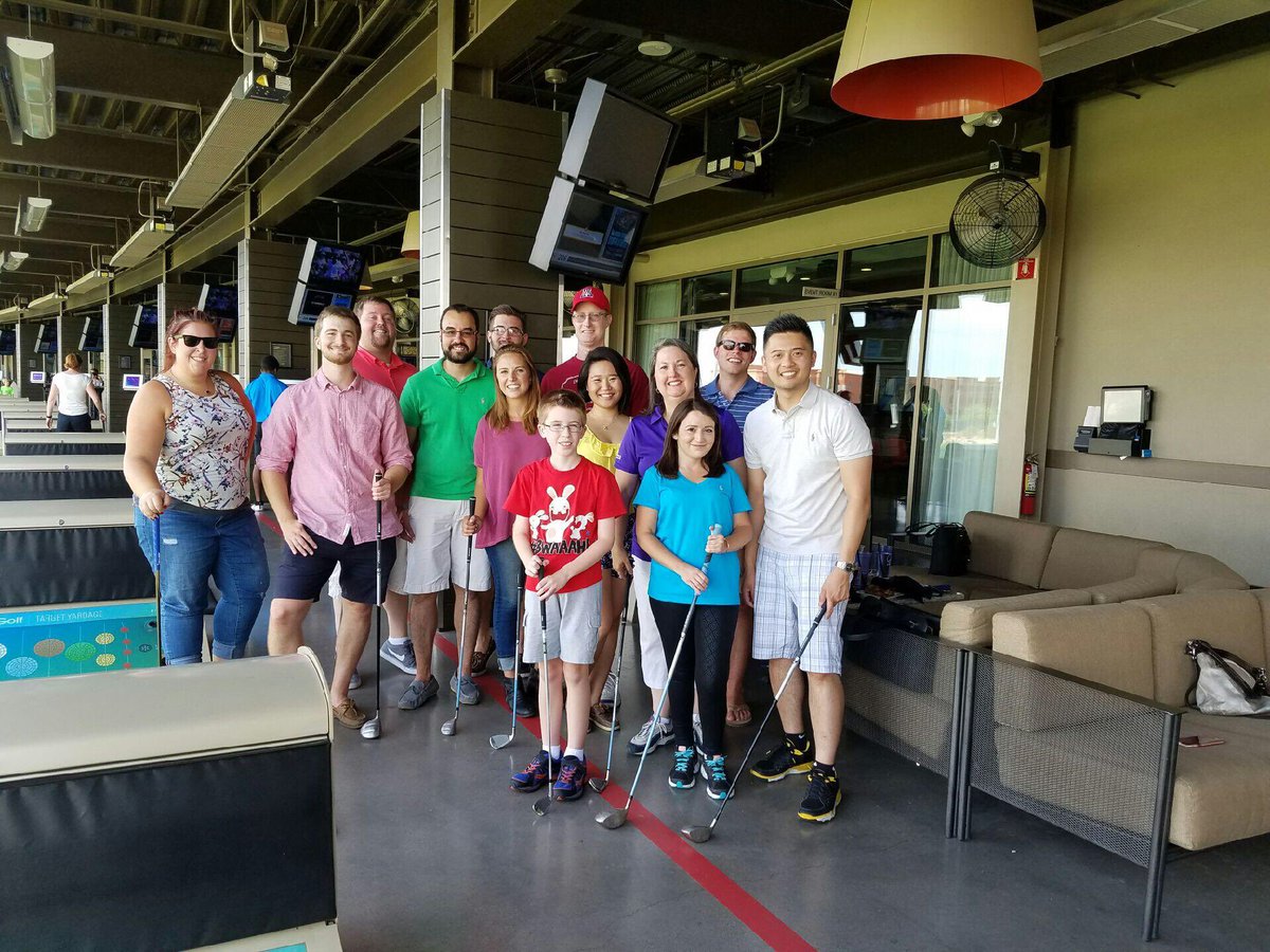 We had a great time playing <a href="/Topgolf/">Topgolf</a> today! A cool 105 degrees 😎☀️ #SundayFunday #ptbad <a href="/deltasigmapi/">Delta Sigma Pi</a>