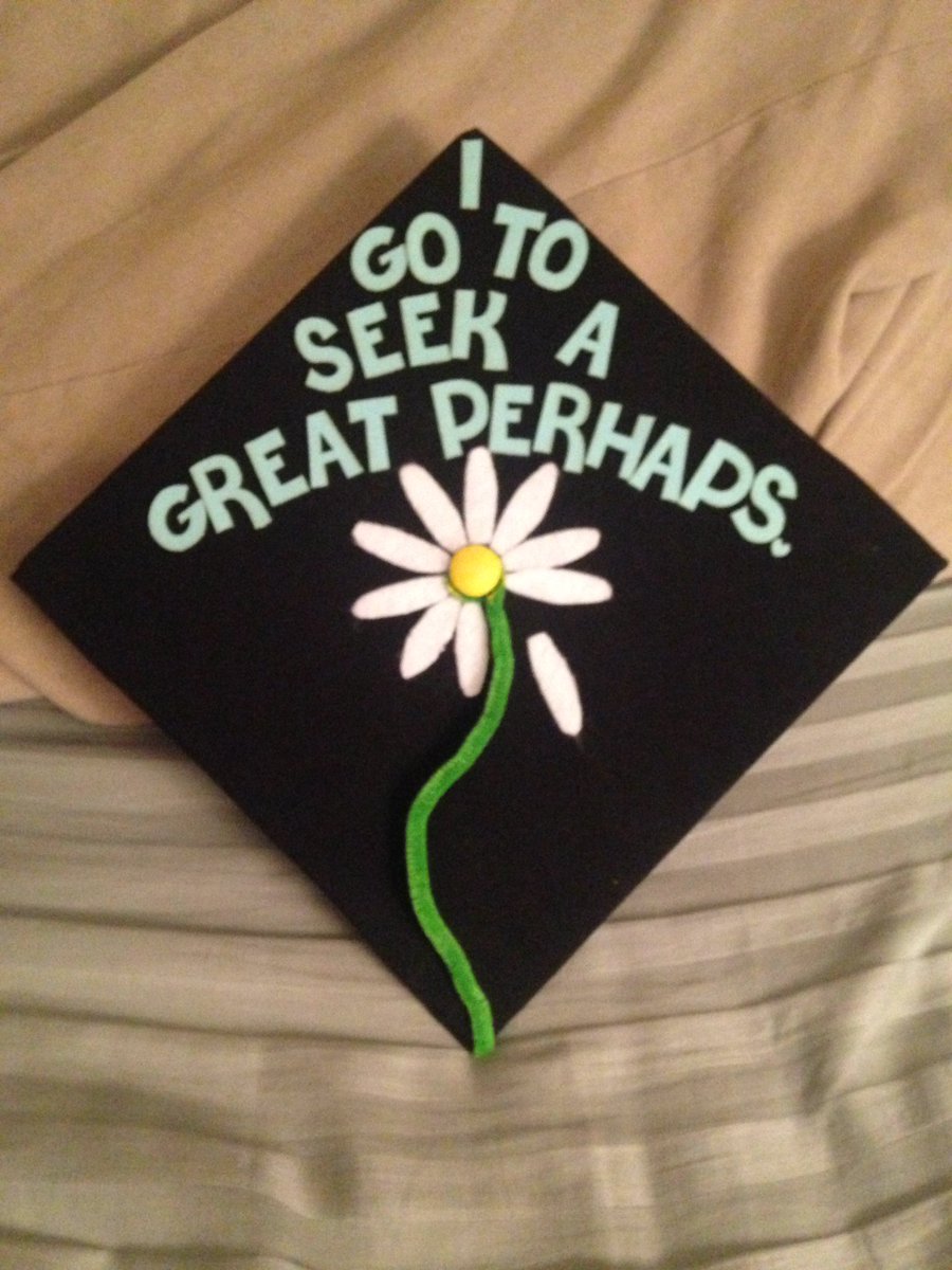 abbygailaims's tweet photo. @johngreen just finished decorating my #highschoolgraduation cap!!! #LookingForAlaska https://t.co/IrZ3ejUi8W