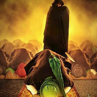 .
.
ما اصدك ياعلي انته التموت 
ومااصدك بالصلاة انته الطحت 
انته ياحيدر علي الحق المبين 
يعني مات الحق اذا انته متت