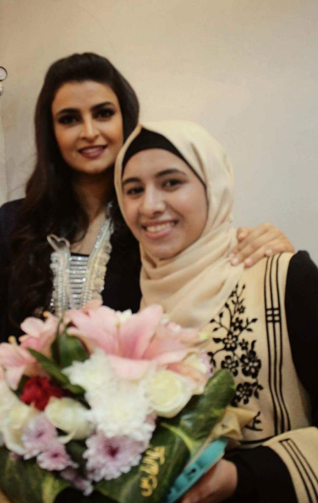 bushra_awwad's tweet photo. لقاء بشرى عواد مع الاعلاميه الاردنيه عُلا الفارس في معرض كوني اجمل 💜✨
@OlaAlfares https://t.co/e4GIUj6eBN