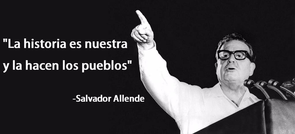 Hoy conmemoramos 108 años del nacimiento d Salvador Allende,ejemplo d lucha y dignidad d los pueblos revolucionarios